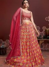 Wonderful Lehenga Choli in Red